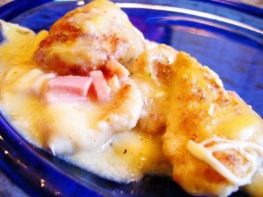 Kuřecí Cordon Bleu  v pekáčku