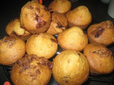 Čokoládové muffiny s buráčky