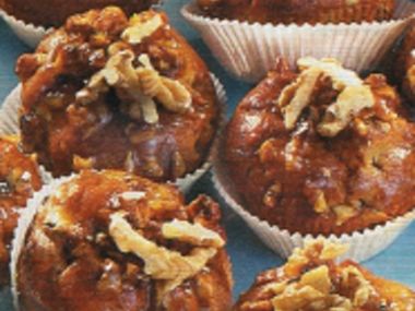 Švestkové muffiny s ořechy
