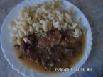 Recept Hovězí pečeně na houbách