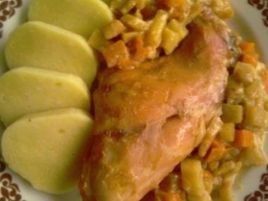 Dušený králík se zeleninou - velikonoční recept
