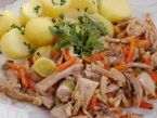 Dušený králík se zeleninou - velikonoční recept
