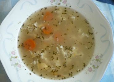 Česneková polévka s brambory