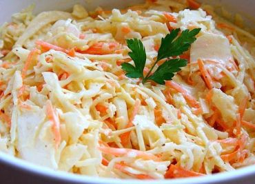 Coleslaw salát (z hlávkového zelí)