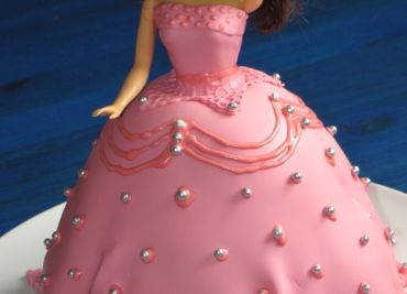 Růžová princezna - dort