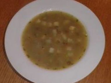 Čočková polévka s bramborami