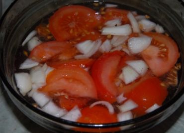 Rajčatový salát mnamka