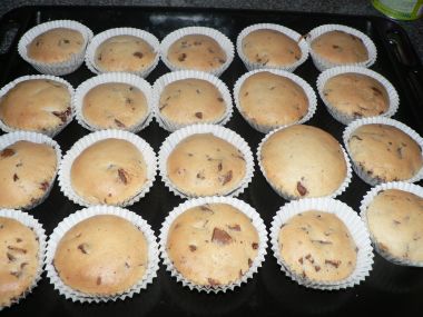 Muffiny s čokoládou