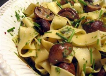 Tagliatelle con funghi