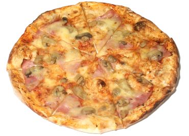 Salámová pizza so šampiňónmi