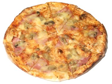 Salámová pizza so šampiňónmi