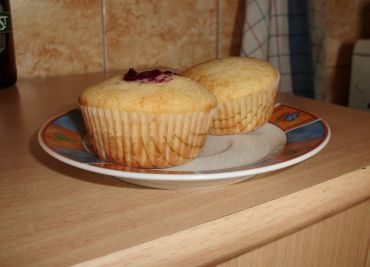 Muffiny s třešněma a čokoládou