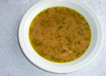 Kvasnicová polévka s mrkví