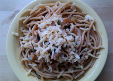 Špagety s cuketou