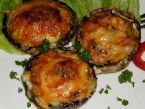 Recept Zapečené žampióny se slaninou