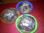 Jablečné muffinky posypané skořicí a třtinovým cukrem
