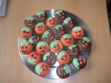 Haloweenské mufínky