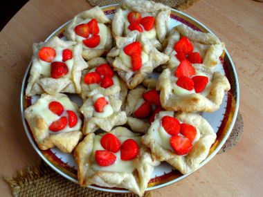 Aksamitové pudinkové pečivo