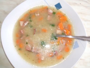 Rychlá uzená polévka,jak ji dělám já