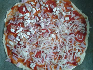 Tvarohová pizza