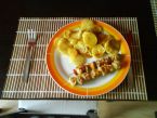 Recept Vepřové špízy s bramborami