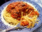Recept Špagety s houbovým přelivem