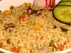 Zeleninová rýže po indicku