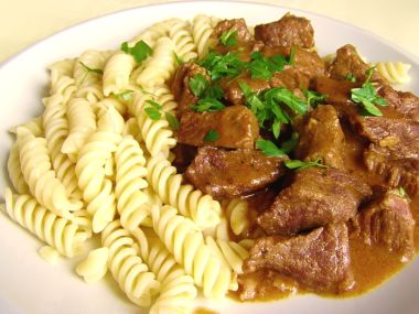 Belgický hovězí guláš na černém pivě