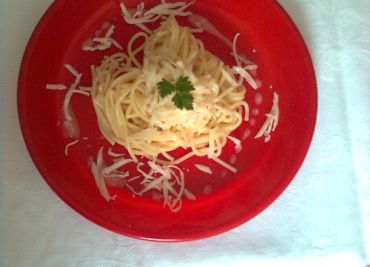 Rychlé bílé špagety