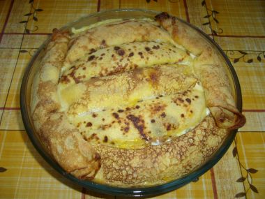 Palačininky zapečené s tvarohem