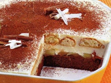 Tiramisu s jablky