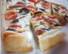 Zeleninový koláč s mozzarelou a olivami