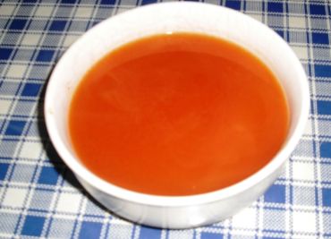 Rajská polévka s těstovinami