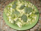 Brokolice s česnekem a modrým sýrem