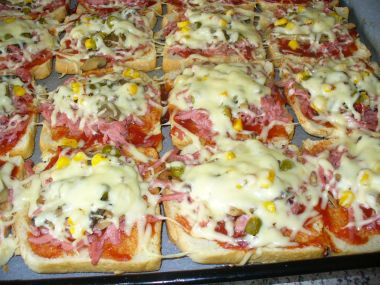 Pizza z toastového chleba
