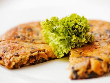 Houbová omeletka