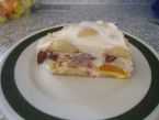 Recept Nepečený broskovo - tvarohový dort