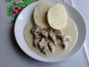 Vepřové na celeru s Hermelínem