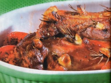 Pečená kůzlečí kýta - dia 191g sacharidů