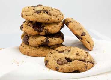 Cookies s čokoládou a brusinkami