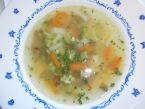 Zeleninová polévka s liškami a bulgurem