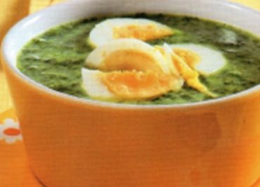 Špenátová polévka - dia 54g sacharidů