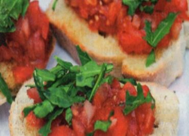 Focaccia-Pomodoro (Bruschetta s rajčaty)