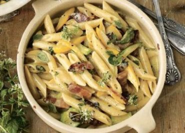 Penne carbonara