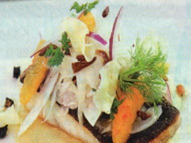 Pečený filet kambaly