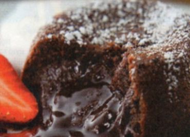 Molten chocolate cake