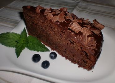 Nefalšovaný čokoládový dort