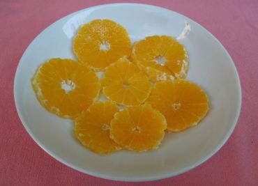 Pomeranče jako dezert