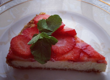 Jahodový cheesecake