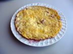 Šunková omeleta s bramborovou kaší